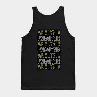 Analysis Paralysis Alternate - Board Game Inspired Graphic - Tabletop Gaming Tank Top